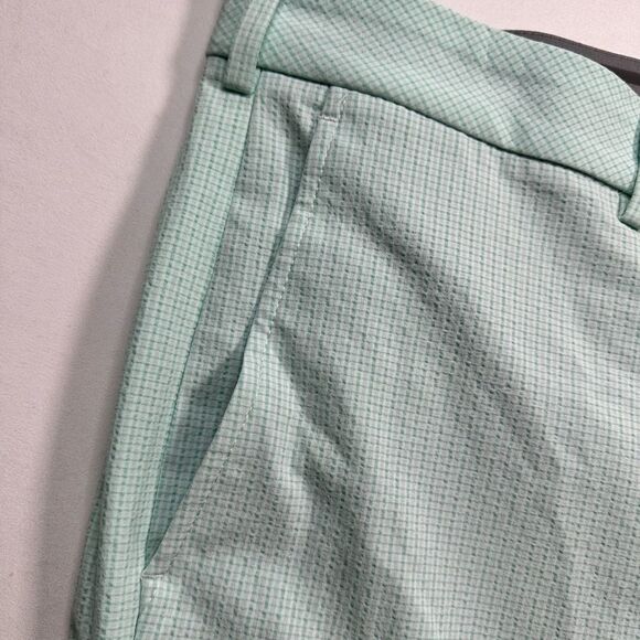NWT Walter Hagen Men’s Perfect 11 Seersucker 10” Golf Shorts Green - Size 42 - Picture 4 of 8